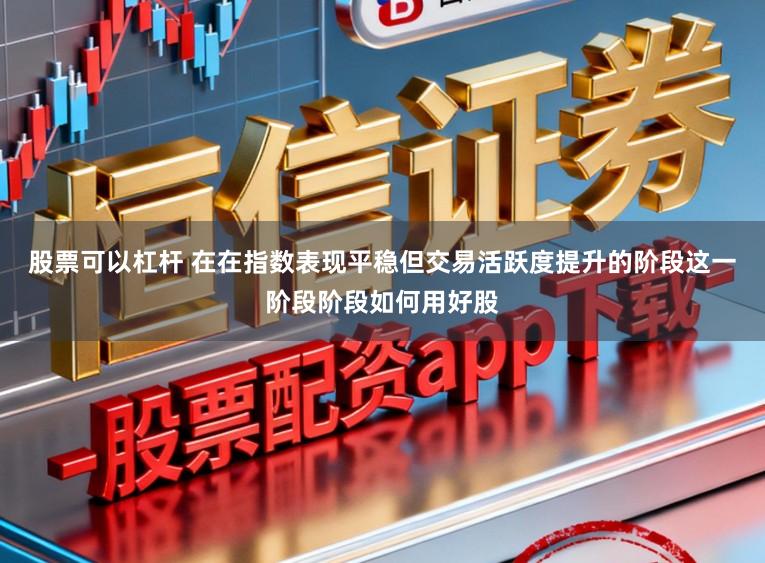 股票可以杠杆 在在指数表现平稳但交易活跃度提升的阶段这一阶段阶段如何用好股