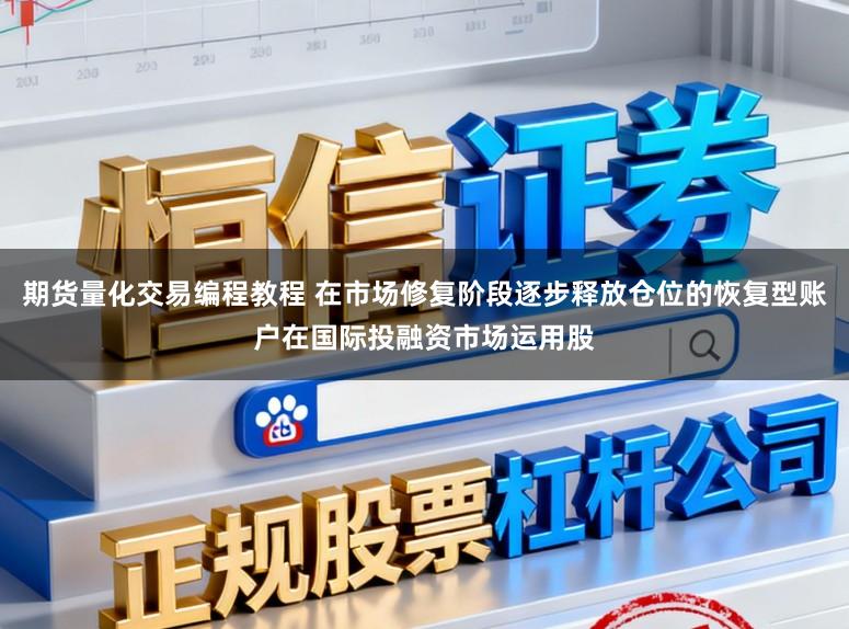 期货量化交易编程教程 在市场修复阶段逐步释放仓位的恢复型账户在国际投融资市场运用股