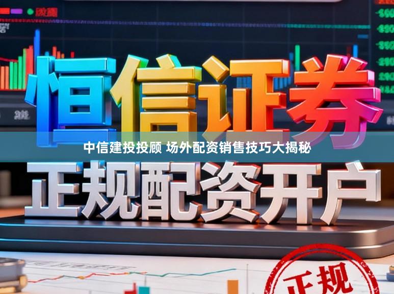 中信建投投顾 场外配资销售技巧大揭秘